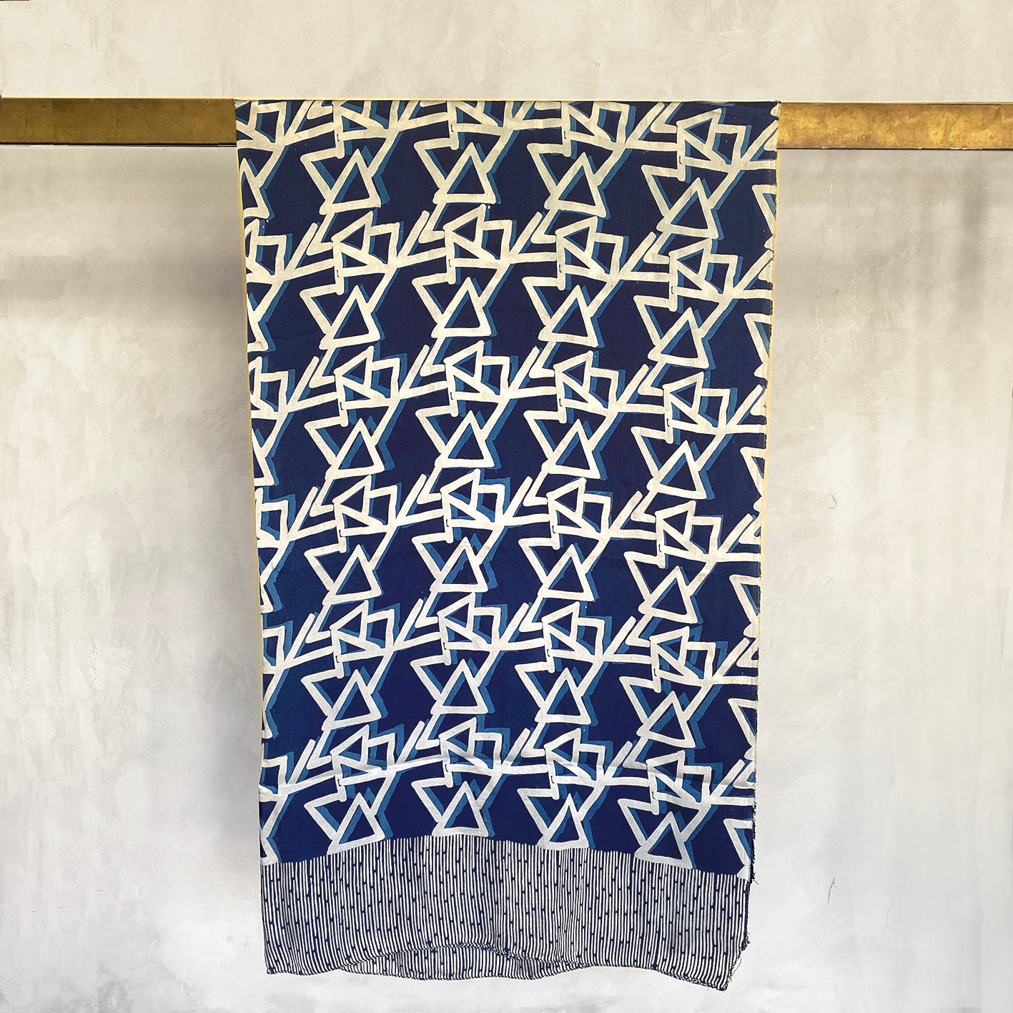 batiqual batik tulis silk sarong pareo hand-painted indigo dye